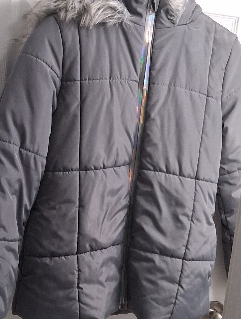 Calvin Klein Girl's Hooded Puffer Coat     Size XL (16)
